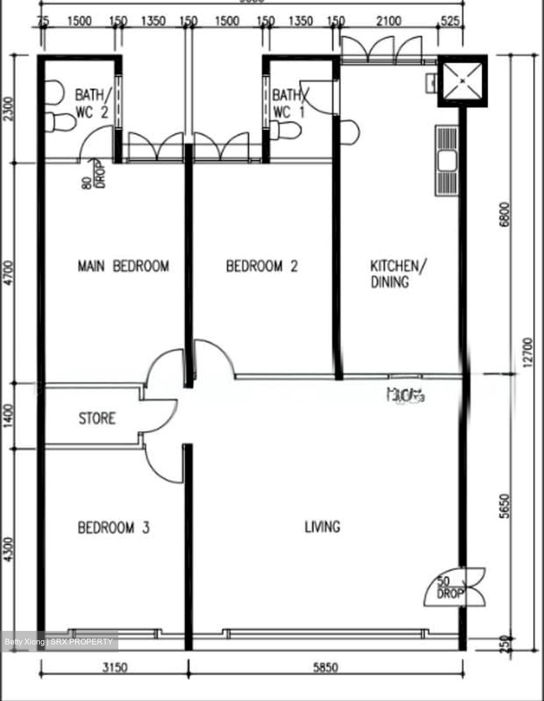 Blk 55 Ping-an Gardens (Bedok), HDB 4 Rooms #596340391
